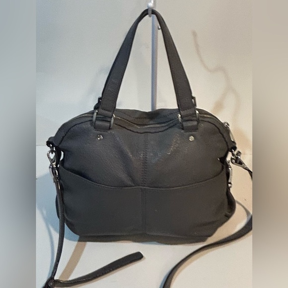 Michael Kors gray pebble leather Leather hobo purse crossbody - Picture 8 of 11